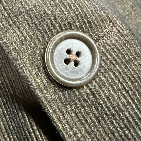 Jack Victor Velvet Corduroy Blazer Brown Sport Coat Made in Canada 40S - Picture 7 of 11